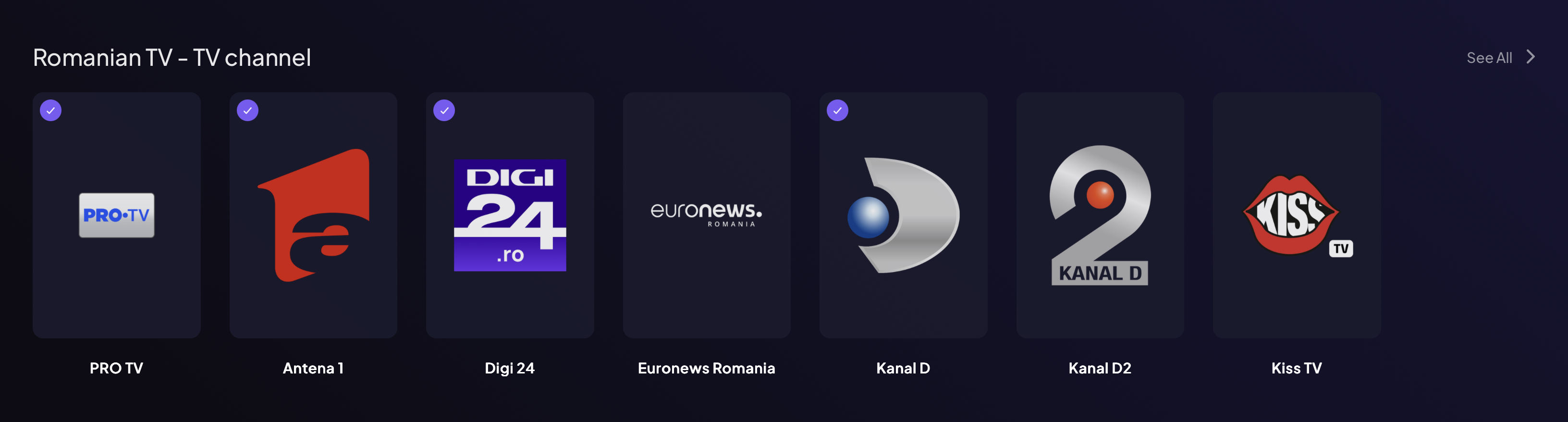 Pagina Principală Romanian TV
